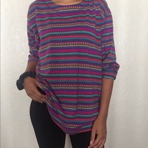 Vintage colorful long sleeve